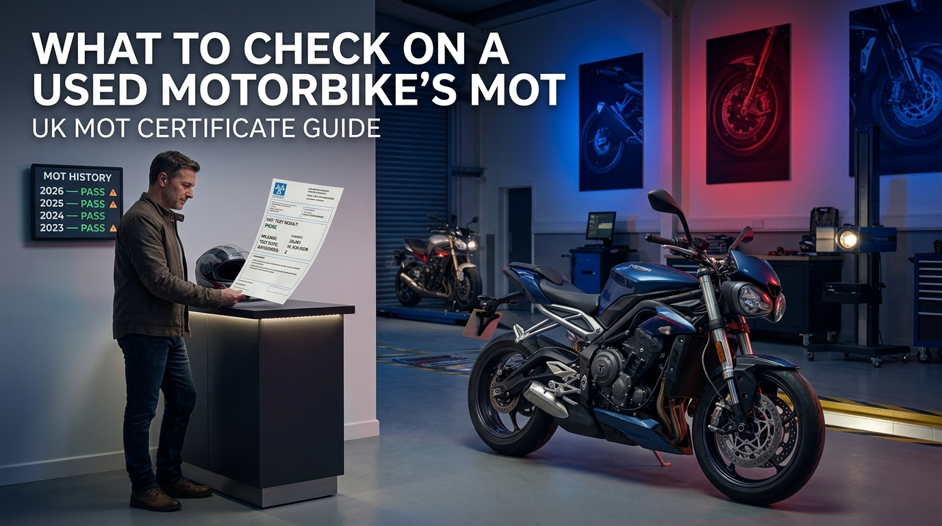 Used Motorbike MOT Check UK | Free History Guide