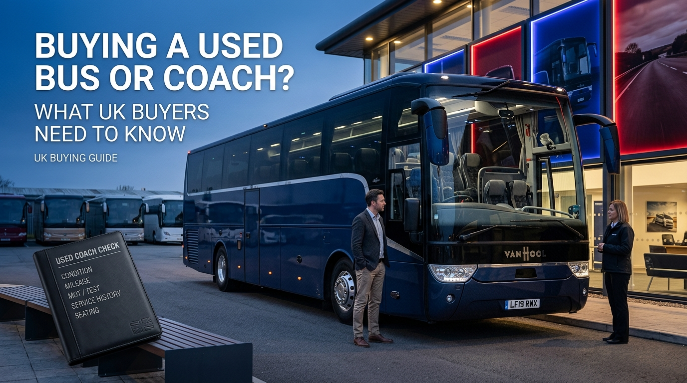 Buying a Used Bus or Coach in the UK: What You Need to Know