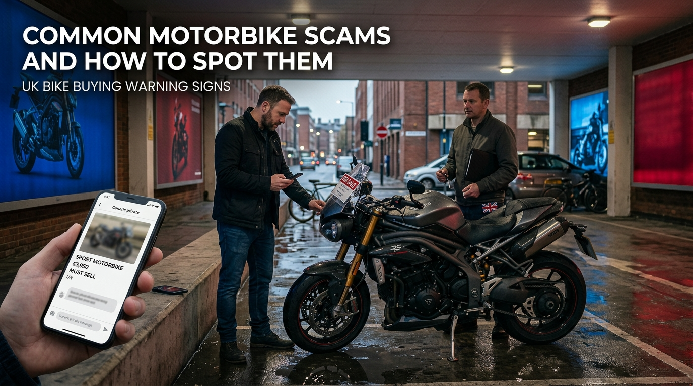 Common Motorbike Scams in the UK and How to Spot Them