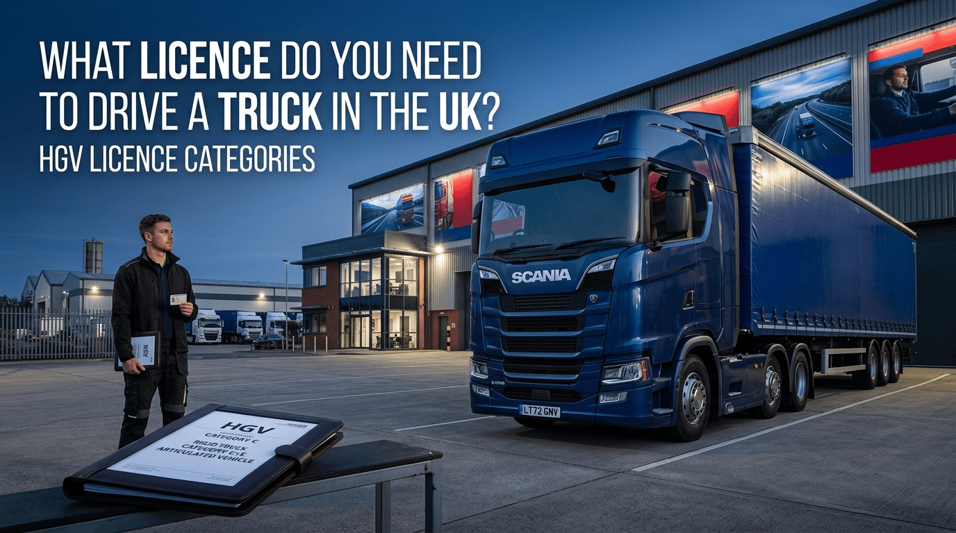 Truck Licence UK: HGV Categories C1, C and C+E Explained | TopSellUKCars