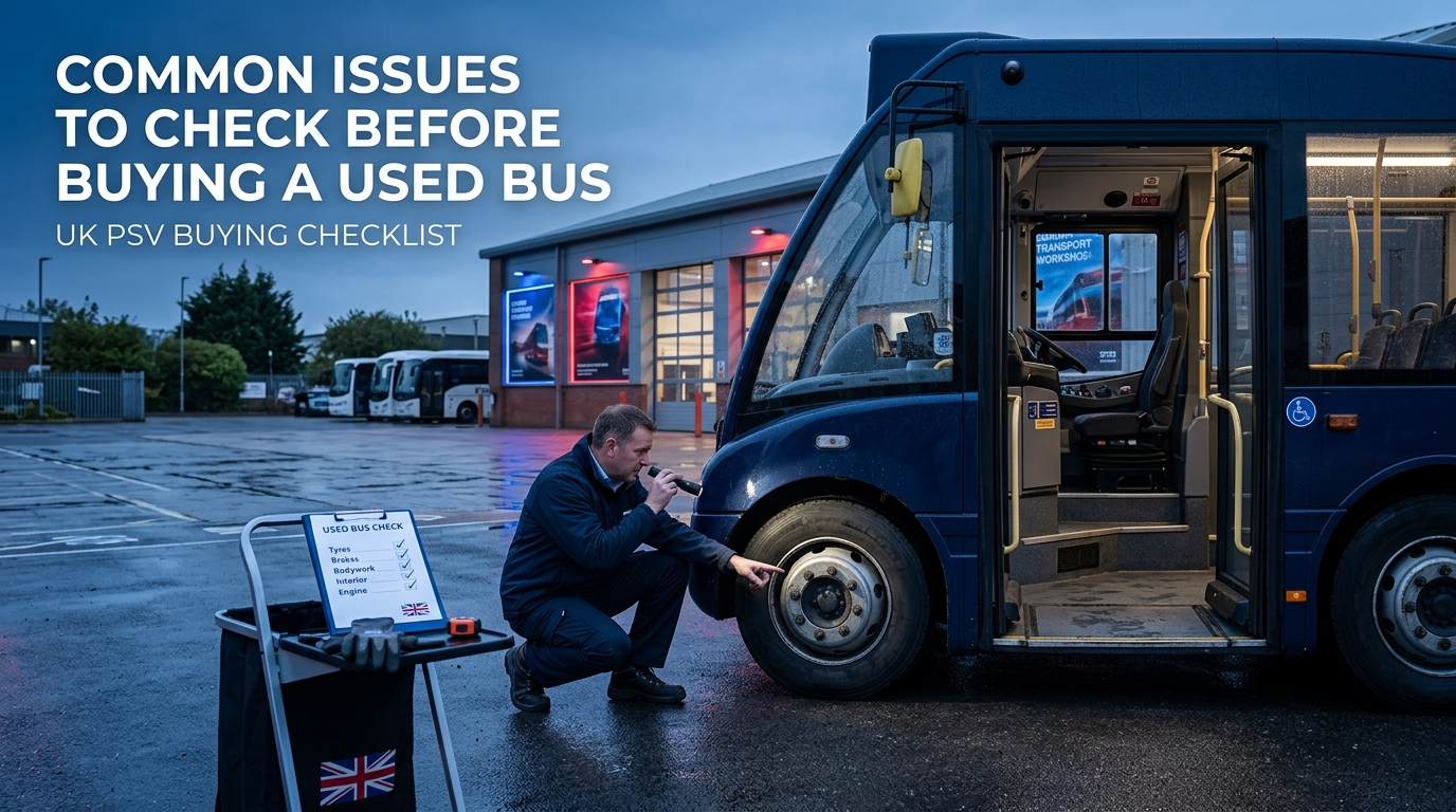 Used Bus Buying Checklist: 12 Things to Check Before Buying a Second-Hand Bus or Coach
