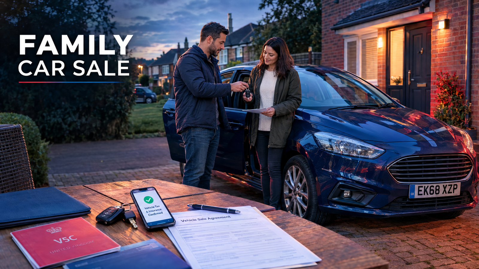 Selling a Car to Family in the UK: DVLA, Tax & Insurance